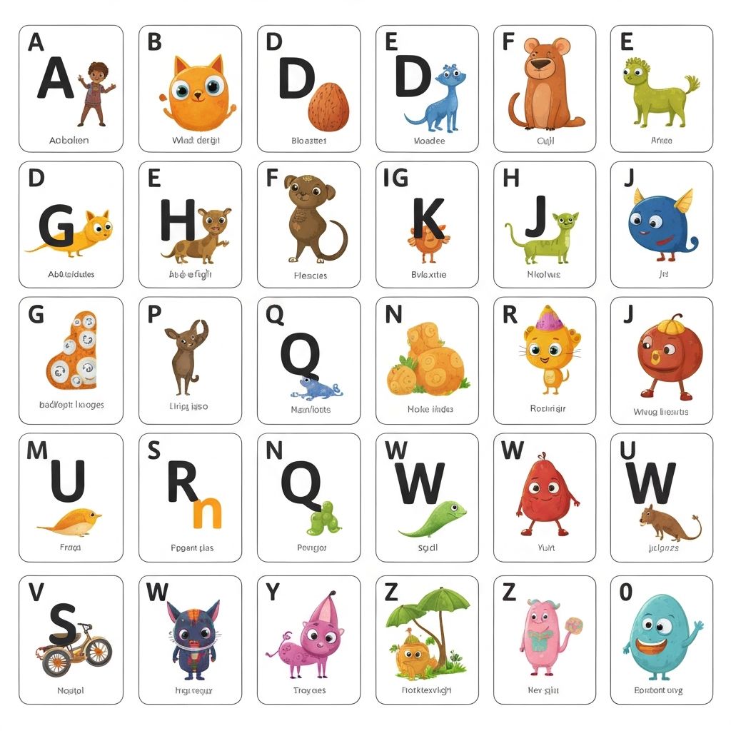 Alphabet Learning Flashcards